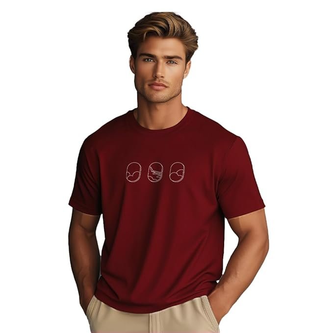 Nobero Men’s Regular Graphic Printed T-Shirt for Men | Soft Cotton | Classic Fit | Printed Casual Tshirt for Men